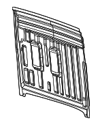 68543963AA - Body: Back Panel for Ram: 1500 Image