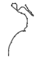 61668498534 - Body: Rear Hose for BMW: iX Image