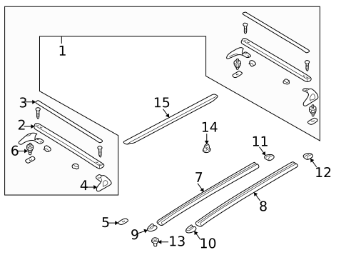 Luggage Carrier for 2000 Nissan Quest #0