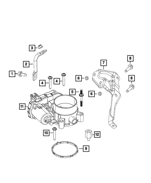 Throttle Body for 2015 Jeep Renegade #0