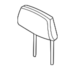 52207290992 - Body: Headrest for BMW: 228i, 228i xDrive, 230i, 230i xDrive, M2, M235i, M235i xDrive, M240i, M240i xDrive Image