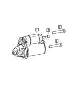 R4801839AB - Electrical: Engine Starter, Remanufactured for Mopar Image