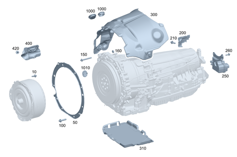 Detachable Transmission Parts for 2023 Mercedes-Benz Maybach S680 #0