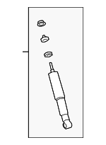 4853080609 - : 2010-2019 Toyota - Shock Absorber for Toyota: Camry, FJ Cruiser Image