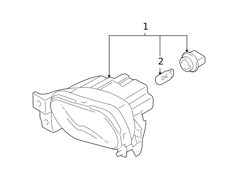 Fog Lamps for 2004 Kia Rio #0