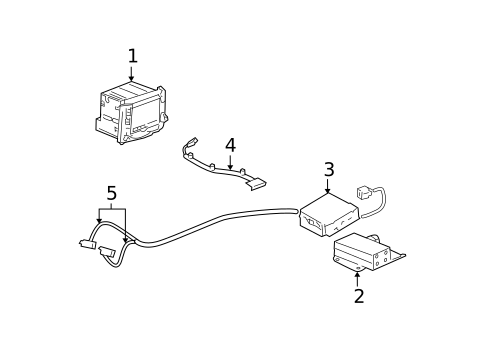 Navigation System Components for 2006 Cadillac CTS #0