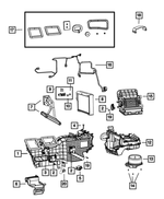 68048902AC - Air Conditioners and Heaters: A/C And Heater Actuator for Dodge: Ram 1500, Ram 2500, Ram 3500 | Ram: 1500, 2500, 3500 Image