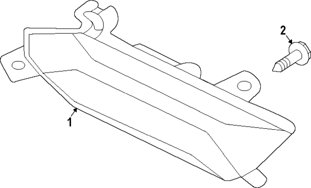 924A3JI000 - : Backup Lamp Assembly for Hyundai Image