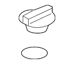 1250A010 - : Filler Cap for Mitsubishi: Eclipse Cross, Lancer, Mirage, Mirage G4, Outlander, Outlander PHEV, Outlander Sport Image