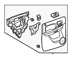 20919803 - : Door Trim Panel - Passenger Side (RH) for Cadillac: Escalade EXT Image