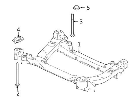 Engine Crossmember for 2018 Jaguar XJR575 #0