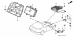 934050601208 - Electrical/Exhaust/Heater/Fuel: BOLT-WASHER (6X12) for Acura Image