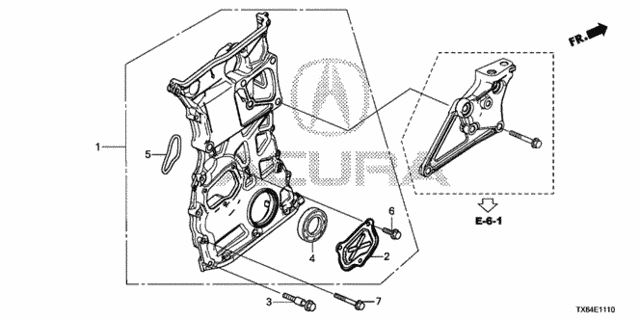 Chain Case (2.4L) (1) for 2014 Acura ILX #0