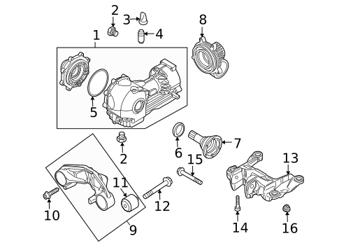 Carrier & Front Axles for 2008 Audi R8 #0