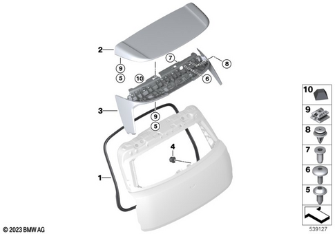 Trunk Lid for 2024 Mini Countryman SE ALL4 #2
