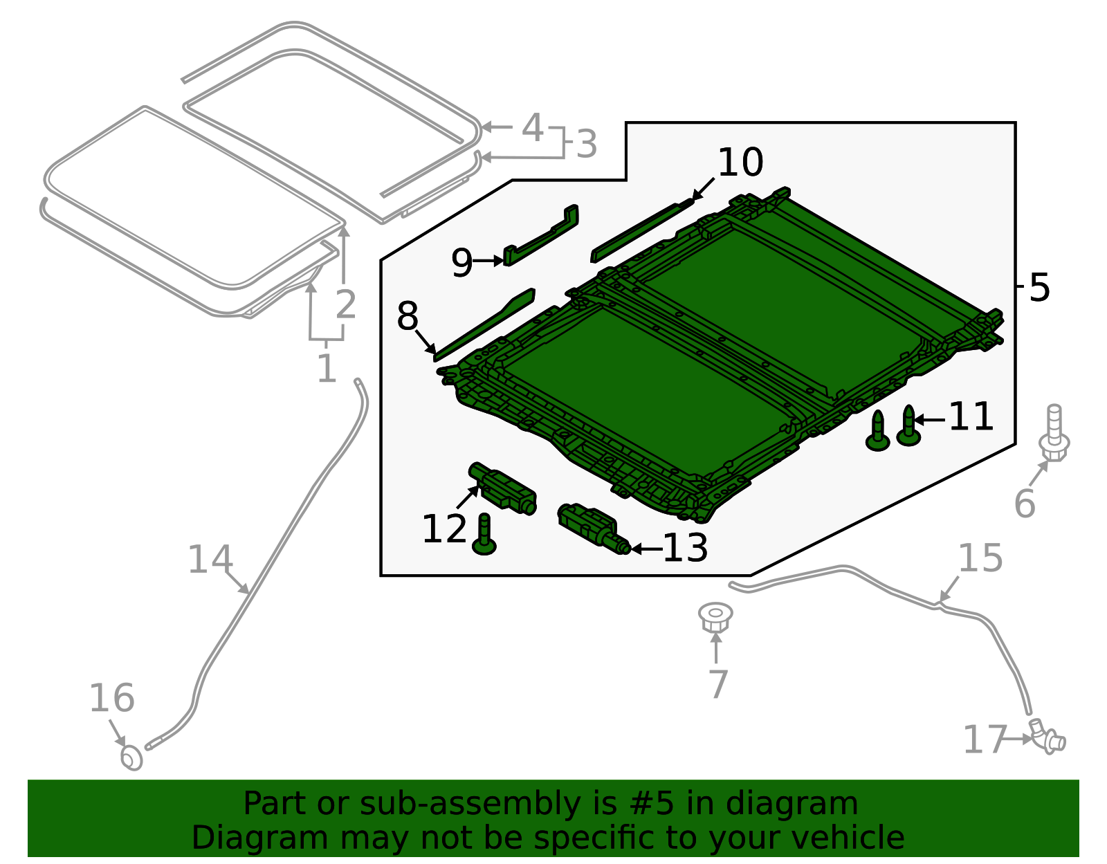 2023-2025 Mazda CX-50 Sunroof Frame VA45-69-830-75 | OEM Parts Online