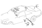 1248200501 - Electrical System: Interior Lamp for Mercedes-Benz Image