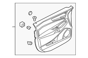 FT4Z5823942AD - : Door Trim Panel for Ford: Edge Image