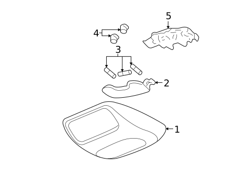 Overhead Console for 2003 GMC Yukon #2