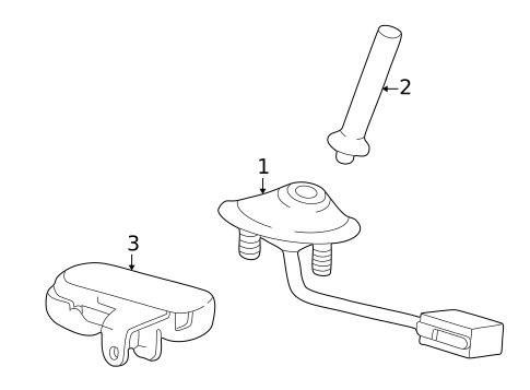 Antenna & Radio for 2006 Lexus LS430 #0