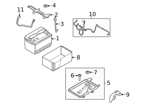 Battery for 2006 Lincoln Zephyr #0