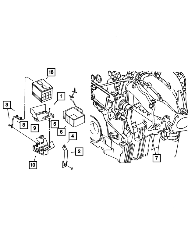 6101636 - Electrical: Hex Head Screw And Washer for Mopar Image