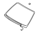 861101D031 - Body: Windshield for Kia Image