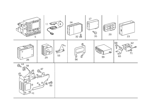 Information and Communication System (Ics) for 1993 Mercedes-Benz 600SEL #0