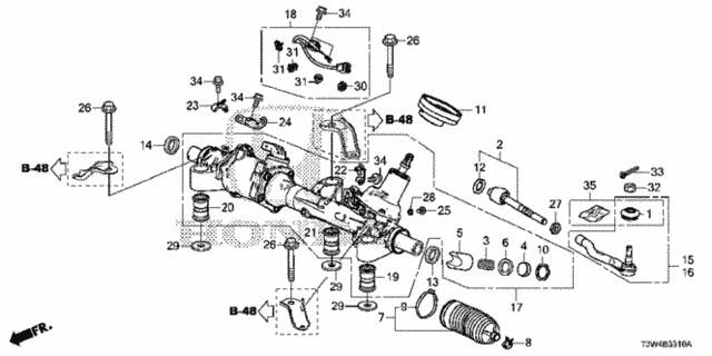 P.S. Gear Box (Eps) for 2014 Honda Accord #0