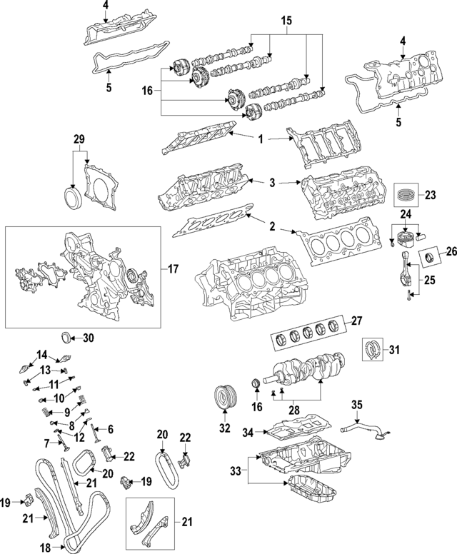 1110338021 - Engine: Camshaft Housing for Lexus Image