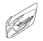 T2R10437YYK - : Door Trim Panel for Jaguar: F-Type Image