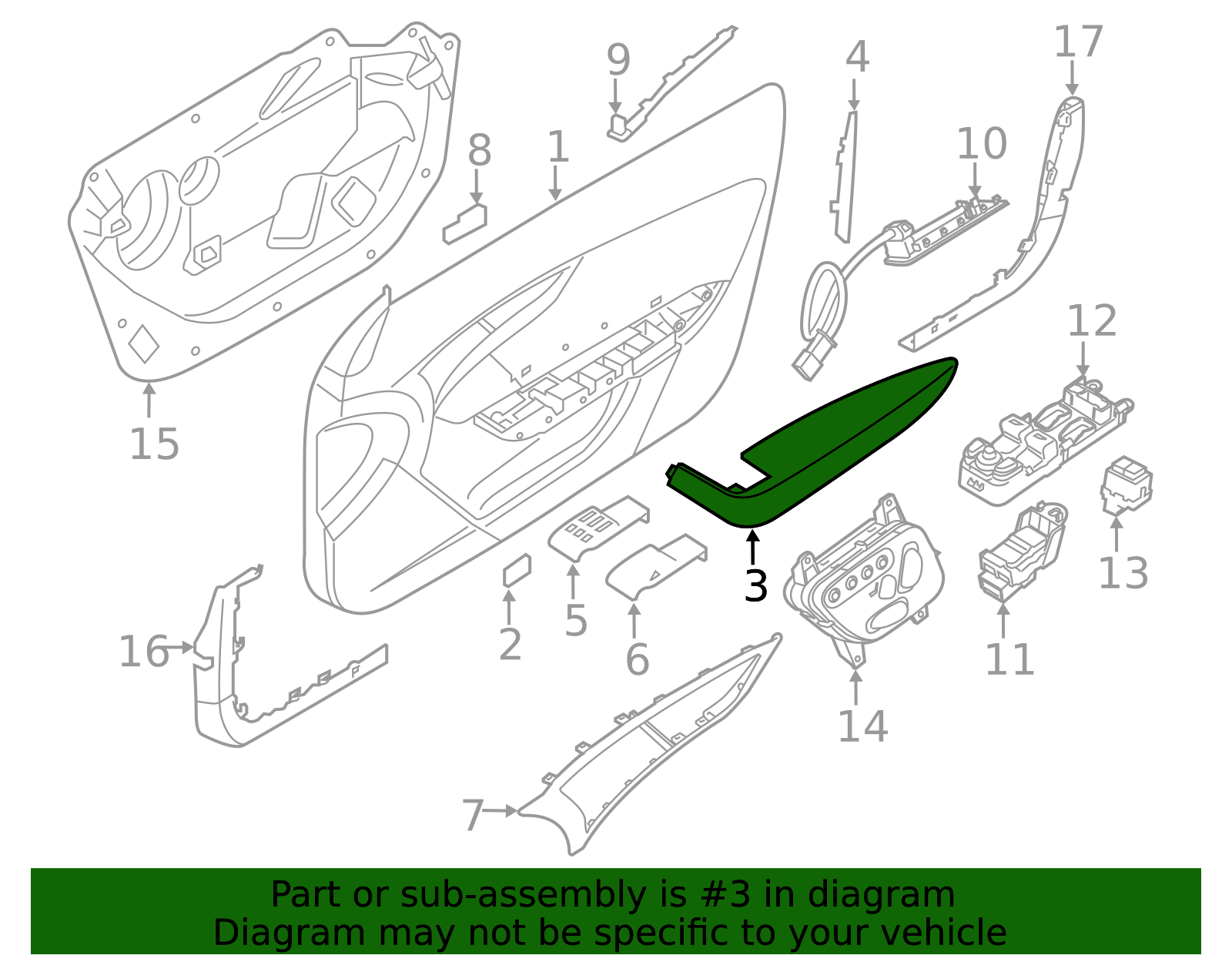 2014-2024 Jaguar F-Type Armrest T2R7454YYK | OEM Parts Online