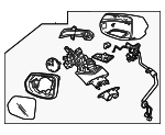 85016789 - Electrical: Mirror for Acura: ZDX Image