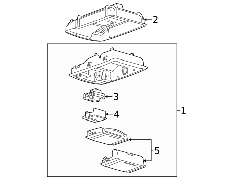 Overhead Console for 2012 Lincoln Navigator #0