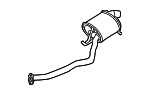 18107502184 - Exhaust: Muffler &amp; Pipe for BMW: X5 Image