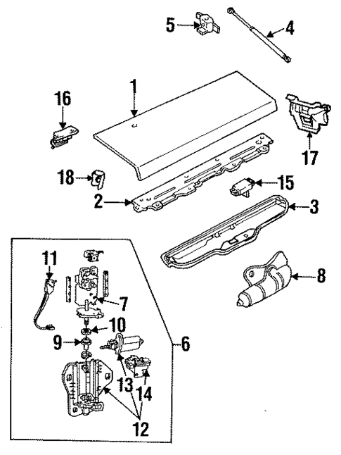 Liftgate for 1986 Chevrolet Camaro #0
