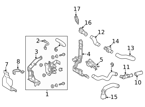 Auxiliary AC & Heater Unit for 2023 Lexus NX450h+ #1
