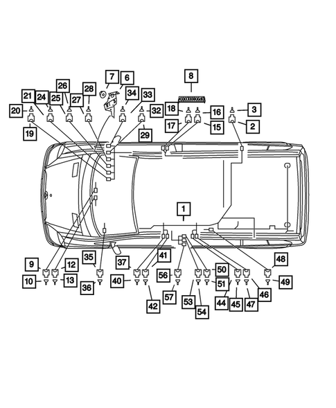 Wiring-Body and Accessories for 2009 Dodge Sprinter 3500 #1