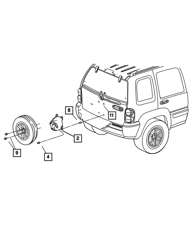 68237950AA - Wheels, Covers and Jacks: Wheel Nut for Mopar Image