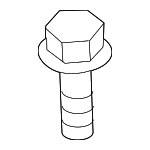 LR033039 - Electrical: Headlamp Assembly Screw for Land Rover: Defender 110, Defender 130, Defender 90, Discovery, Range Rover, Range Rover Sport, Range Rover Velar Image