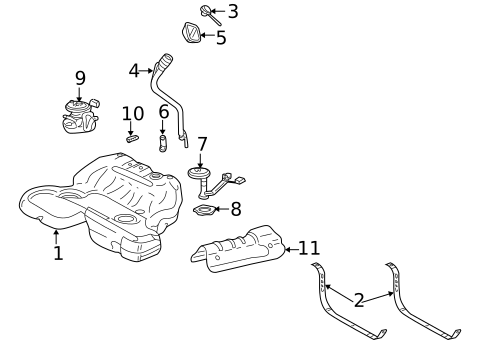 Hardware, Fasteners & Fittings for 2005 Cadillac SRX #0