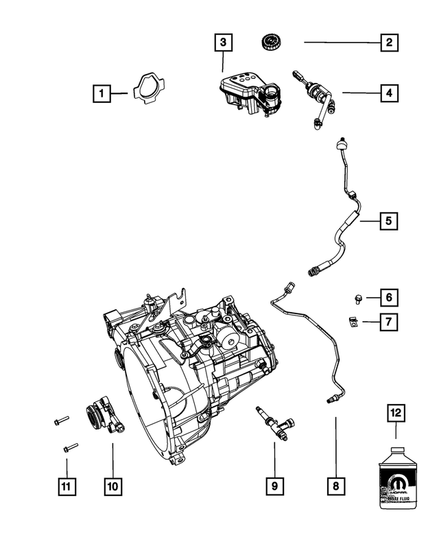 5273470AB - Clutch: Body Plug for Mopar Image