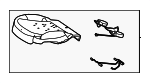 2979103005 - Body: Seat Cushion Pad for Mercedes-Benz Image