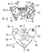 6502847 - 4.0L Gas; Engine: Hex Head Bolt And Washer, Mounting for Mopar Image