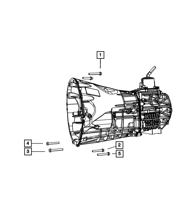 6501742 - NSG370; 6-Speed; Manual Transmission: Hex Head Bolt And Washer for Mopar Image