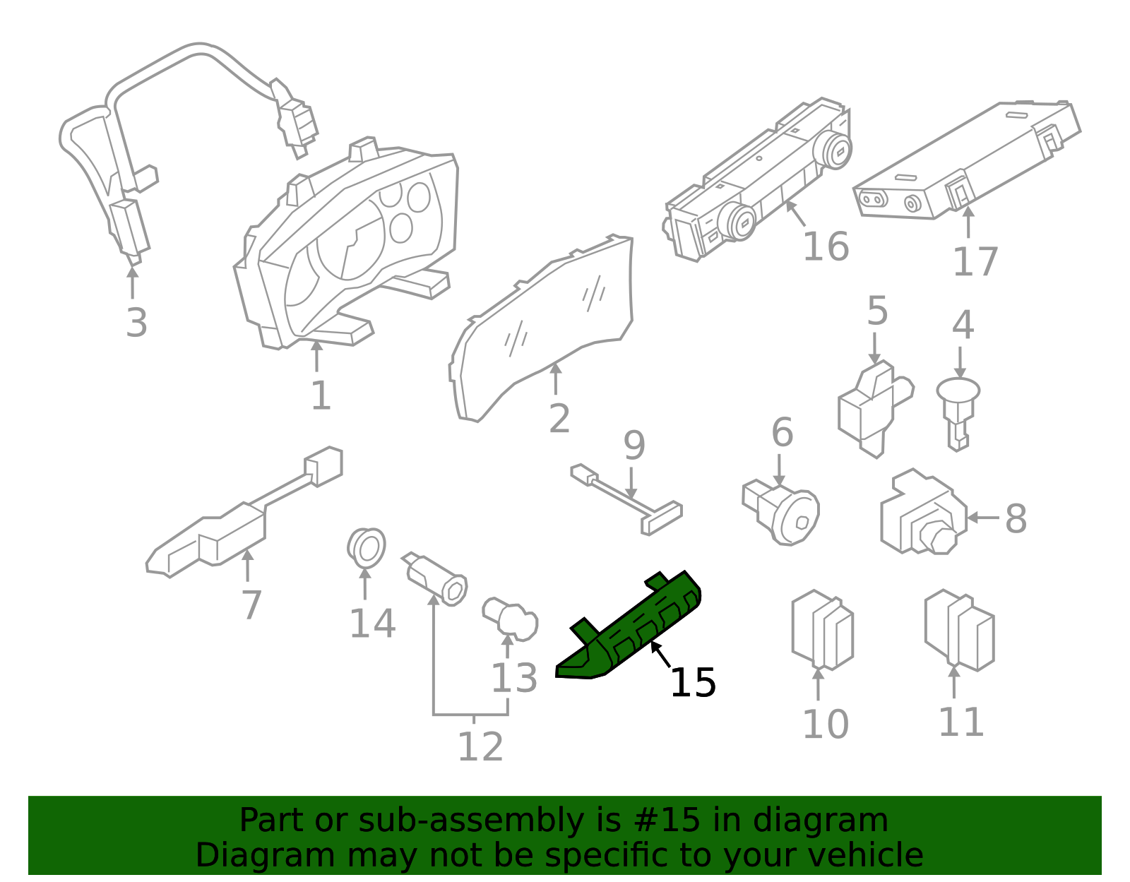 2011-2016 Nissan GT-R Active Suspension Mode Switch 25145-KB51E ...
