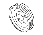 7D121031D - Cooling System: Pump Pulley for Audi Image