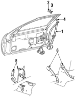 10110701 - Electrical: Access Cover for Buick: Regal, Skylark, Somerset | Oldsmobile: Cutlass Supreme | Pontiac: Grand Prix Image