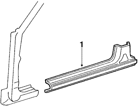 Rocker Panel for 1989 Pontiac LeMans #0