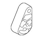 18203404099 - Exhaust: Center Muffler Insulator for BMW: X3 Image